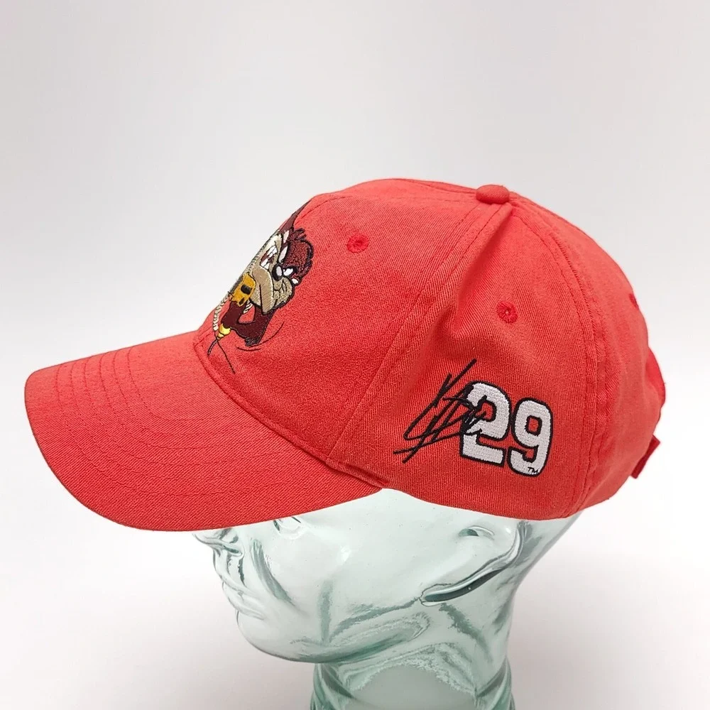 TAZ Tasmanian‎ Devil Adjustable Hat Cap NASCAR #29 Harvick Looney Tunes Vintage
